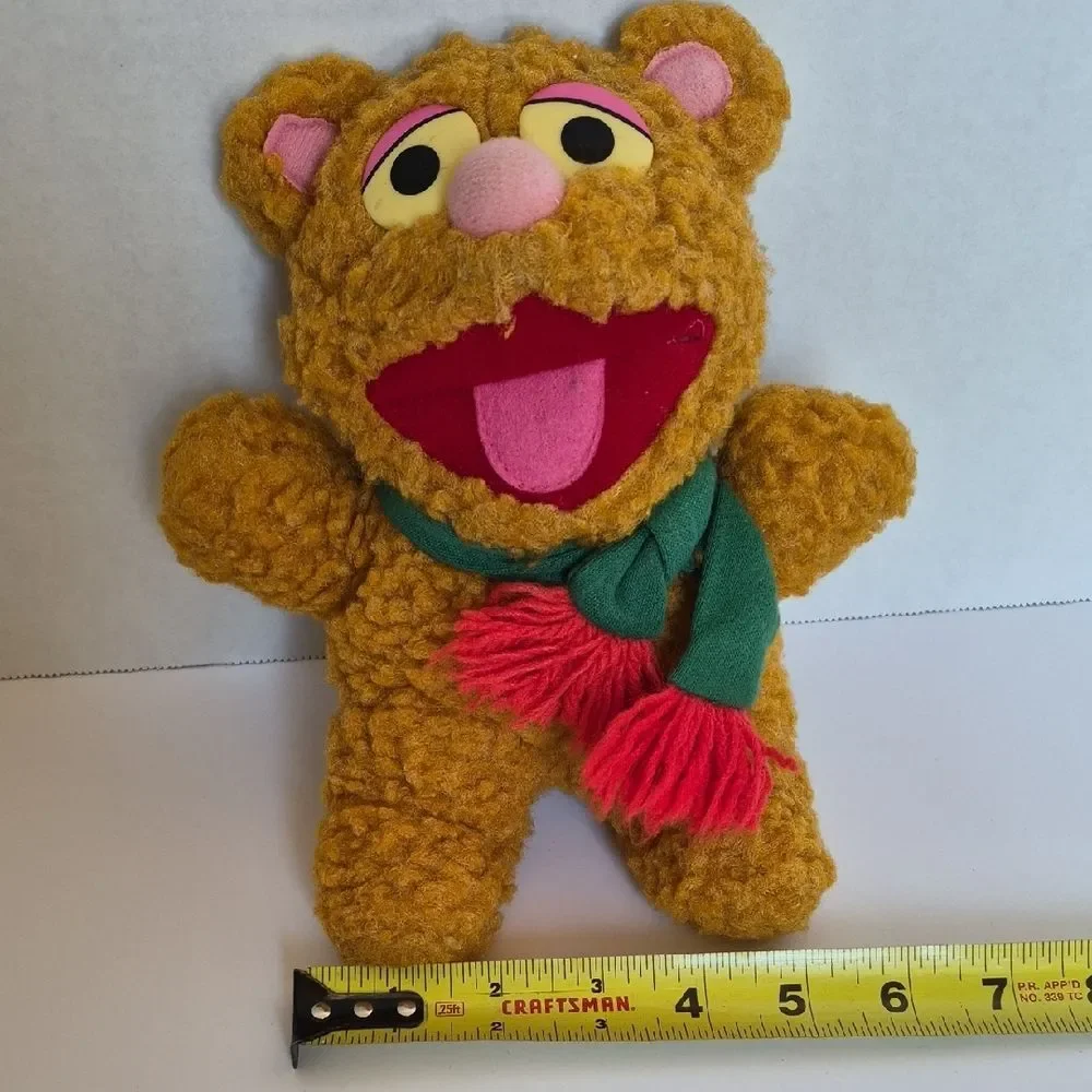 Vintage 1987 McDonald's Muppet Babies Fozzie Bear Christmas Plush - 8